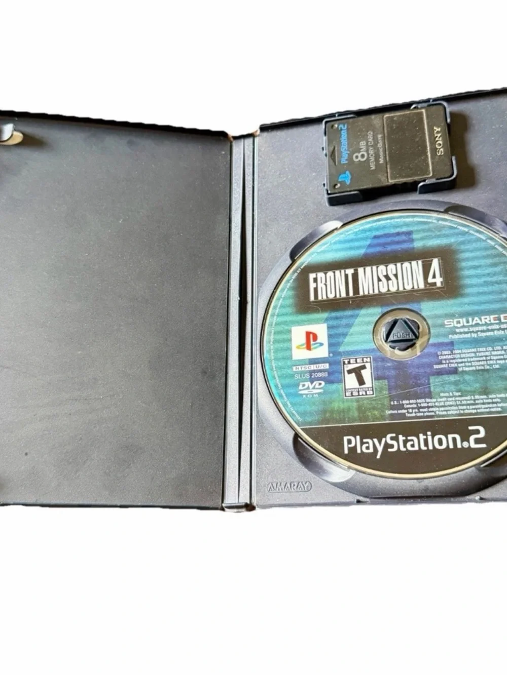 Front Mission 4 (Sony PlayStation 2 PS2, 2004) Includes‎ 8MB Memory Card.